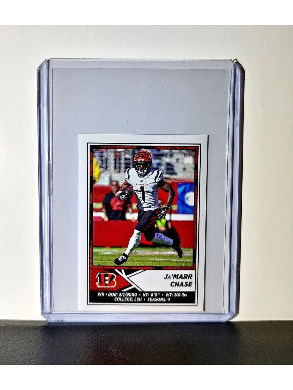 Ja'Marr Chase 2024 Panini NFL Sticker #125 Cincinnati Bengals